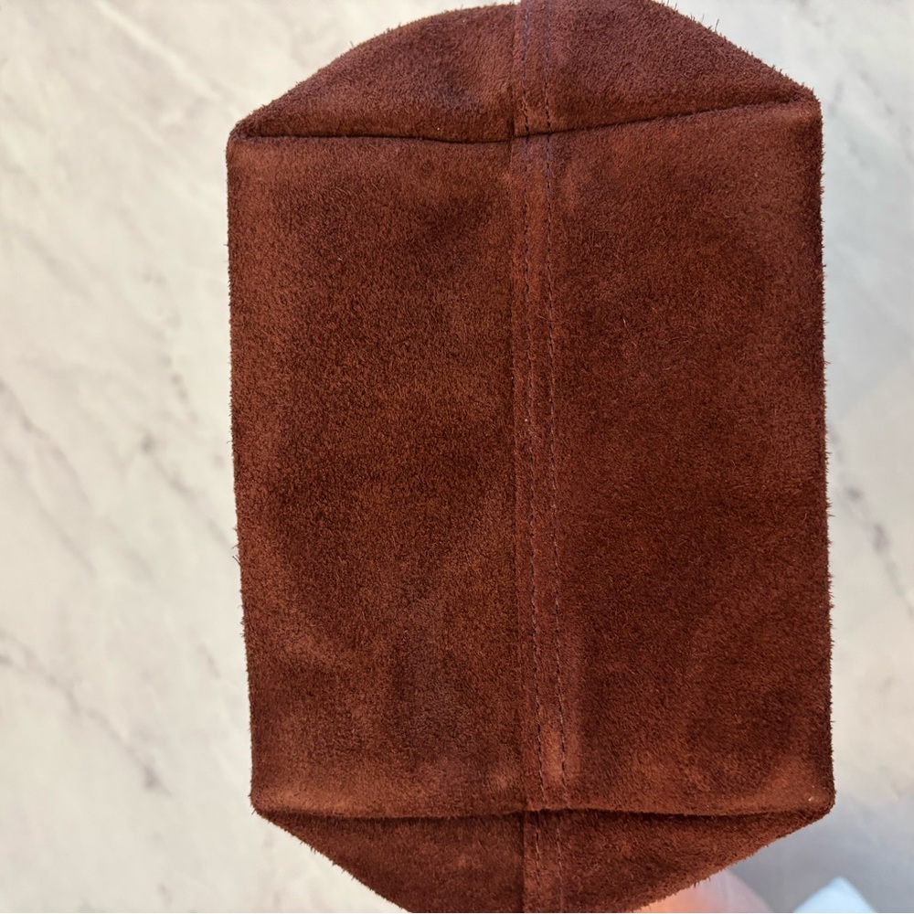 NWT Madewell Essential Mini Tote Bucket Bag Chocolate Raisin - Picture 9 of 9